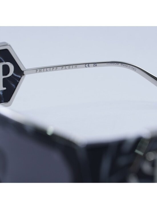 Philipp Plein SPP119M Rose Venus 0Z21 Sunglasses Black Rectangle Frame main image 10